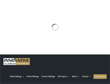 Tablet Screenshot of innovativealuminum.com